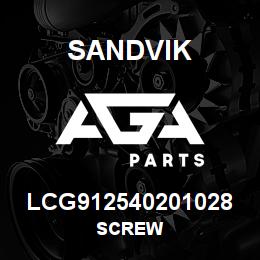 LCG912540201028 Sandvik SCREW | AGA Parts