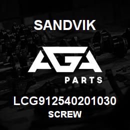 LCG912540201030 Sandvik SCREW | AGA Parts