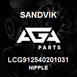 LCG912540201031 Sandvik NIPPLE | AGA Parts