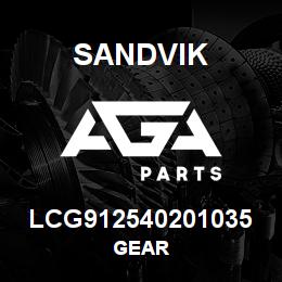 LCG912540201035 Sandvik GEAR | AGA Parts
