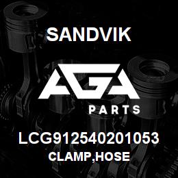 LCG912540201053 Sandvik CLAMP,HOSE | AGA Parts