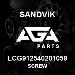 LCG912540201059 Sandvik SCREW | AGA Parts