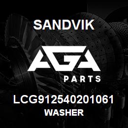 LCG912540201061 Sandvik WASHER | AGA Parts