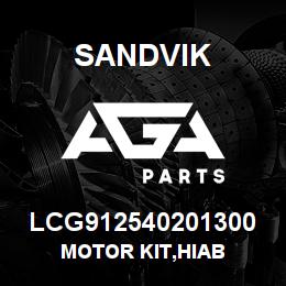 LCG912540201300 Sandvik MOTOR KIT,HIAB | AGA Parts