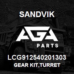 LCG912540201303 Sandvik GEAR KIT,TURRET | AGA Parts