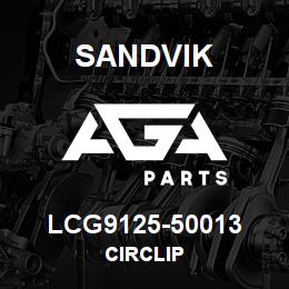 LCG9125-50013 Sandvik CIRCLIP | AGA Parts