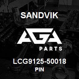 LCG9125-50018 Sandvik PIN | AGA Parts