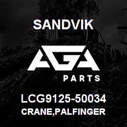LCG9125-50034 Sandvik CRANE,PALFINGER | AGA Parts