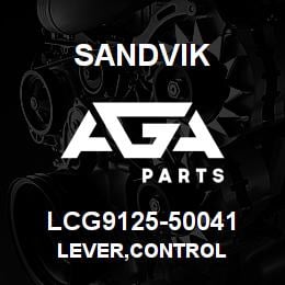 LCG9125-50041 Sandvik LEVER,CONTROL | AGA Parts