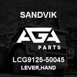 LCG9125-50045 Sandvik LEVER,HAND | AGA Parts