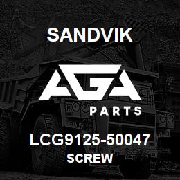 LCG9125-50047 Sandvik SCREW | AGA Parts