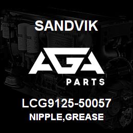 LCG9125-50057 Sandvik NIPPLE,GREASE | AGA Parts