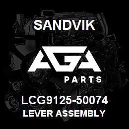 LCG9125-50074 Sandvik LEVER ASSEMBLY | AGA Parts