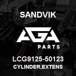 LCG9125-50123 Sandvik CYLINDER,EXTENS | AGA Parts