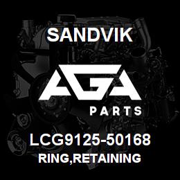 LCG9125-50168 Sandvik RING,RETAINING | AGA Parts