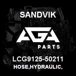 LCG9125-50211 Sandvik HOSE,HYDRAULIC, | AGA Parts