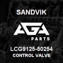LCG9125-50254 Sandvik CONTROL VALVE | AGA Parts
