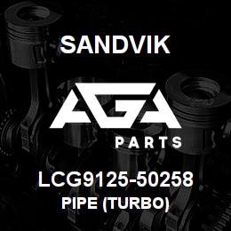 LCG9125-50258 Sandvik PIPE (TURBO) | AGA Parts