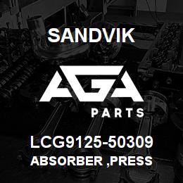 LCG9125-50309 Sandvik ABSORBER ,PRESS | AGA Parts