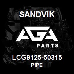 LCG9125-50315 Sandvik PIPE | AGA Parts