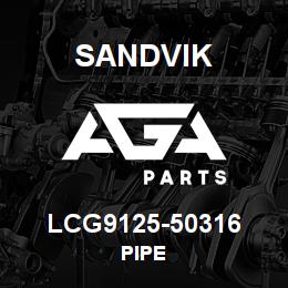 LCG9125-50316 Sandvik PIPE | AGA Parts