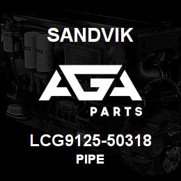 LCG9125-50318 Sandvik PIPE | AGA Parts