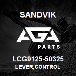 LCG9125-50325 Sandvik LEVER,CONTROL | AGA Parts