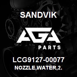 LCG9127-00077 Sandvik NOZZLE,WATER,2. | AGA Parts