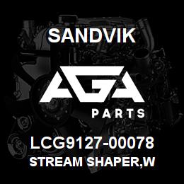 LCG9127-00078 Sandvik STREAM SHAPER,W | AGA Parts
