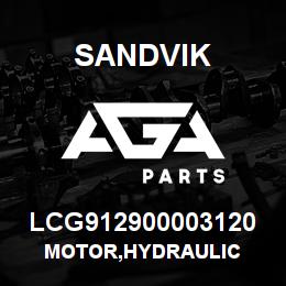 LCG912900003120 Sandvik MOTOR,HYDRAULIC | AGA Parts