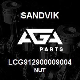 LCG912900009004 Sandvik NUT | AGA Parts