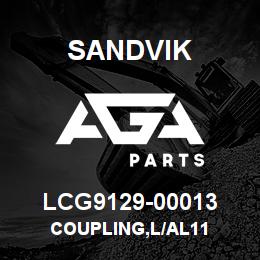 LCG9129-00013 Sandvik COUPLING,L/AL11 | AGA Parts