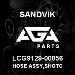 LCG9129-00056 Sandvik HOSE ASSY,SHOTC | AGA Parts