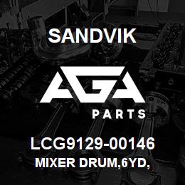LCG9129-00146 Sandvik MIXER DRUM,6YD, | AGA Parts