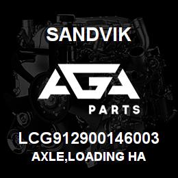 LCG912900146003 Sandvik AXLE,LOADING HA | AGA Parts