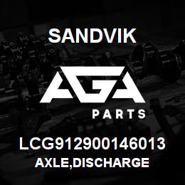 LCG912900146013 Sandvik AXLE,DISCHARGE | AGA Parts