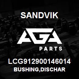 LCG912900146014 Sandvik BUSHING,DISCHAR | AGA Parts