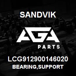 LCG912900146020 Sandvik BEARING,SUPPORT | AGA Parts