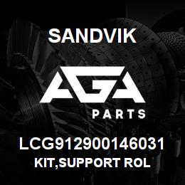 LCG912900146031 Sandvik KIT,SUPPORT ROL | AGA Parts