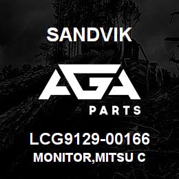 LCG9129-00166 Sandvik MONITOR,MITSU C | AGA Parts