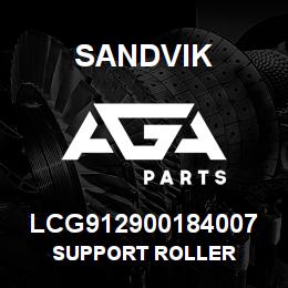 LCG912900184007 Sandvik SUPPORT ROLLER | AGA Parts