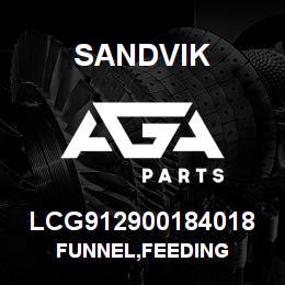 LCG912900184018 Sandvik FUNNEL,FEEDING | AGA Parts