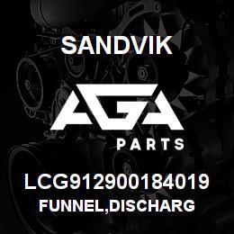 LCG912900184019 Sandvik FUNNEL,DISCHARG | AGA Parts