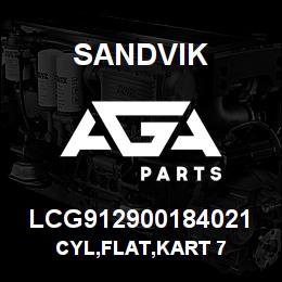 LCG912900184021 Sandvik CYL,FLAT,KART 7 | AGA Parts