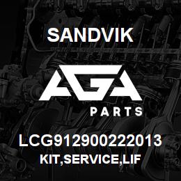 LCG912900222013 Sandvik KIT,SERVICE,LIF | AGA Parts