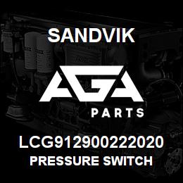 LCG912900222020 Sandvik PRESSURE SWITCH | AGA Parts