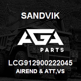LCG912900222045 Sandvik AIREND & ATT,VS | AGA Parts