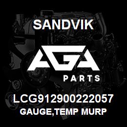 LCG912900222057 Sandvik GAUGE,TEMP MURP | AGA Parts