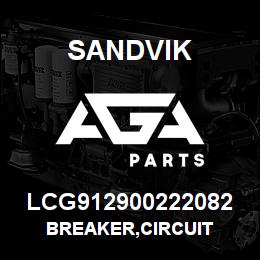 LCG912900222082 Sandvik BREAKER,CIRCUIT | AGA Parts
