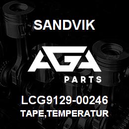 LCG9129-00246 Sandvik TAPE,TEMPERATUR | AGA Parts